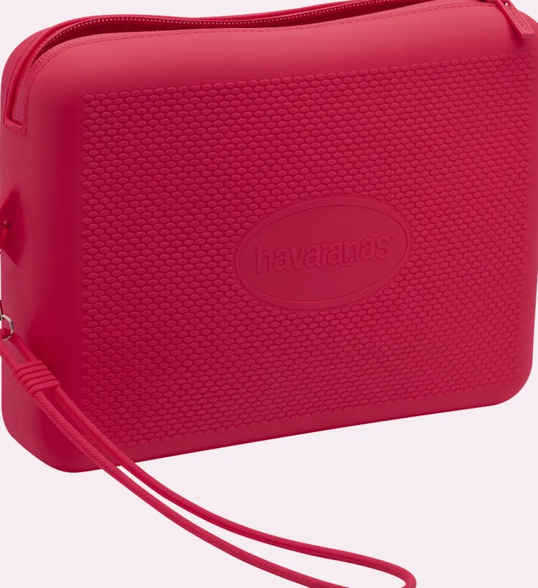 BEAUTY-CASE DA DONNA HAVAIANAS BEACH NECESSAIRE PINK FEVER 4135195 5241