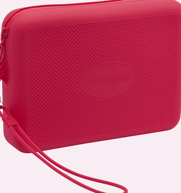 BEAUTY-CASE DA DONNA HAVAIANAS BEACH NECESSAIRE PINK FEVER 4135195 5241