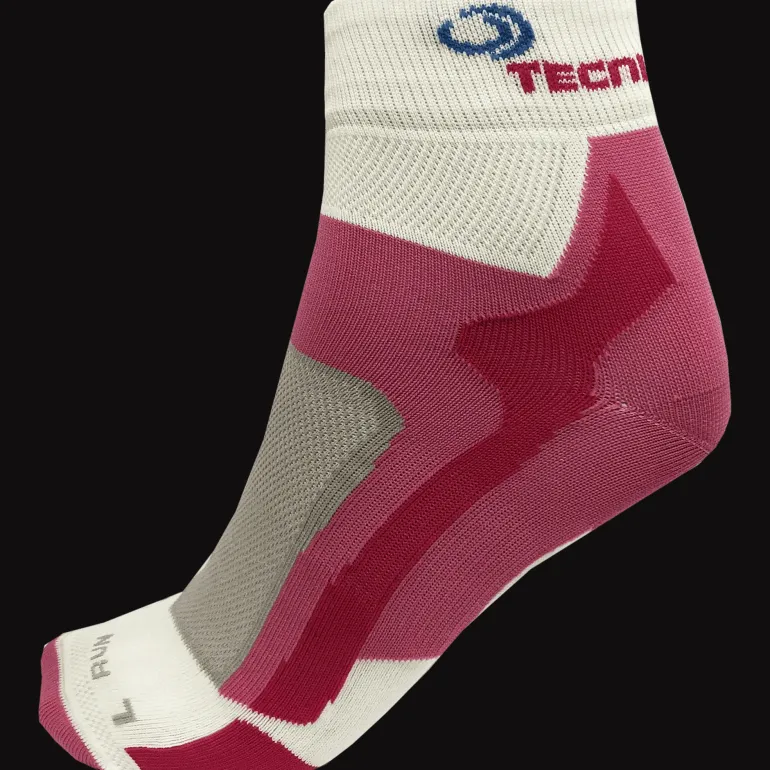 CALZE DA RUNNING MICO TECNICA SPORT ROSA BIANCHE