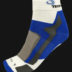 CALZE DA RUNNING MICO TECNICA SPORT AZZURRE BIANCHE
