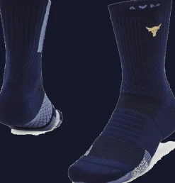 CALZE UNDER ARMOUR ROCK AD PLAYMAKER 1PK MID MIDNIGHT NAVY 1376230 0410