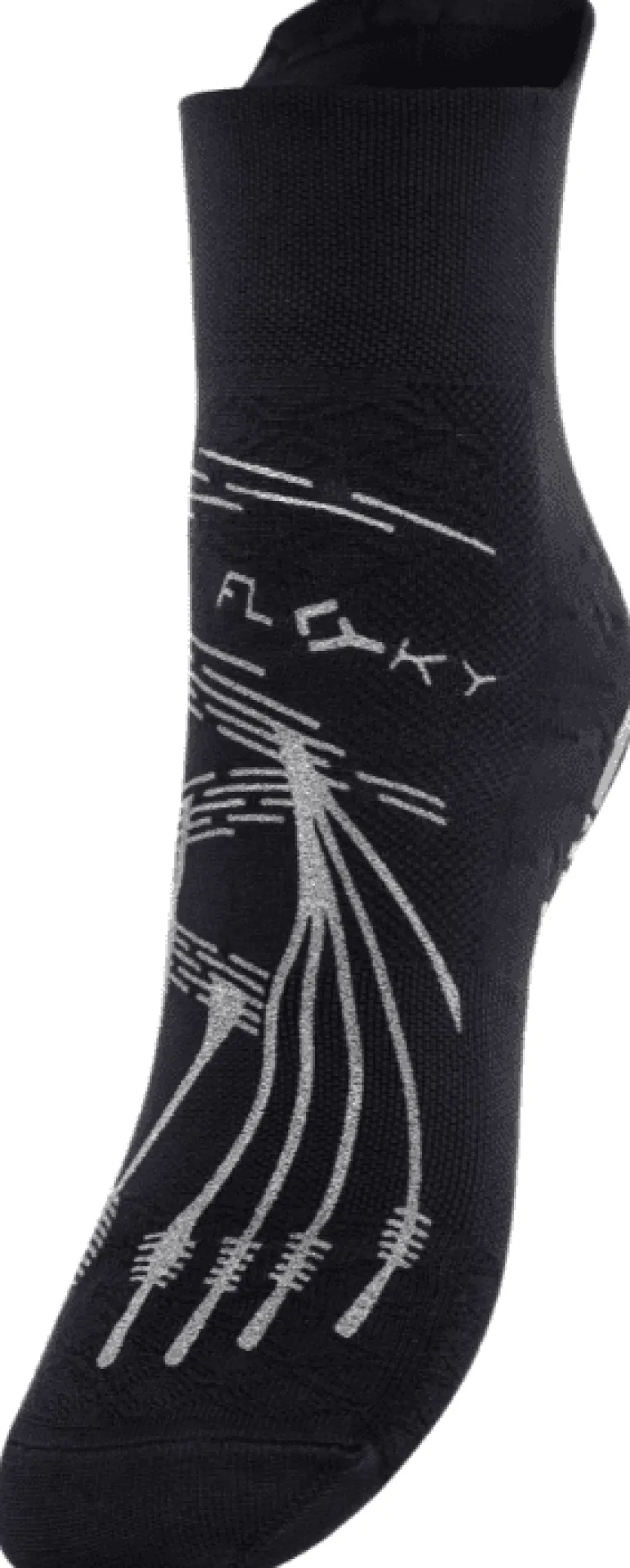 CALZE UNISEX FLOKY GYMNASIUM ARGENTO METALLIZATO FLGYM 515