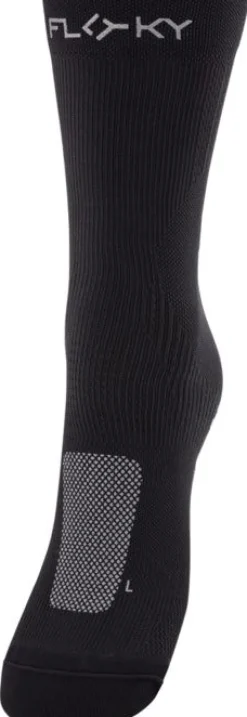 CALZE UNISEX FLOKY RUN UP MEDIUM NERO FLRM 001