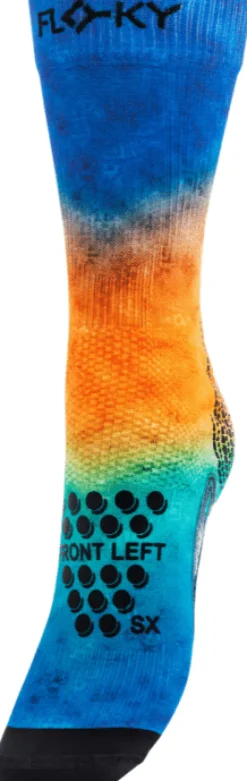 CALZE UNISEX FLOKY S-MASH FANTASY FUSION BLU-ORANGE FLSHF 066