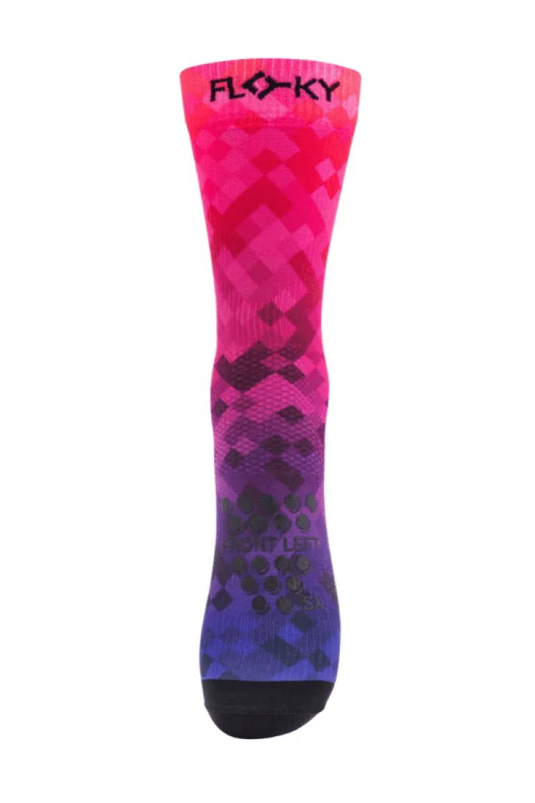 CALZE UNISEX FLOKY S-MASH FANTASY PIXEL FUCSIA FLSHF 068