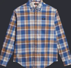 CAMICIA DA UOMO NAPAPIJRI G-TREKKING 1 BIG CHECK Â NP0A4HF7 CAR