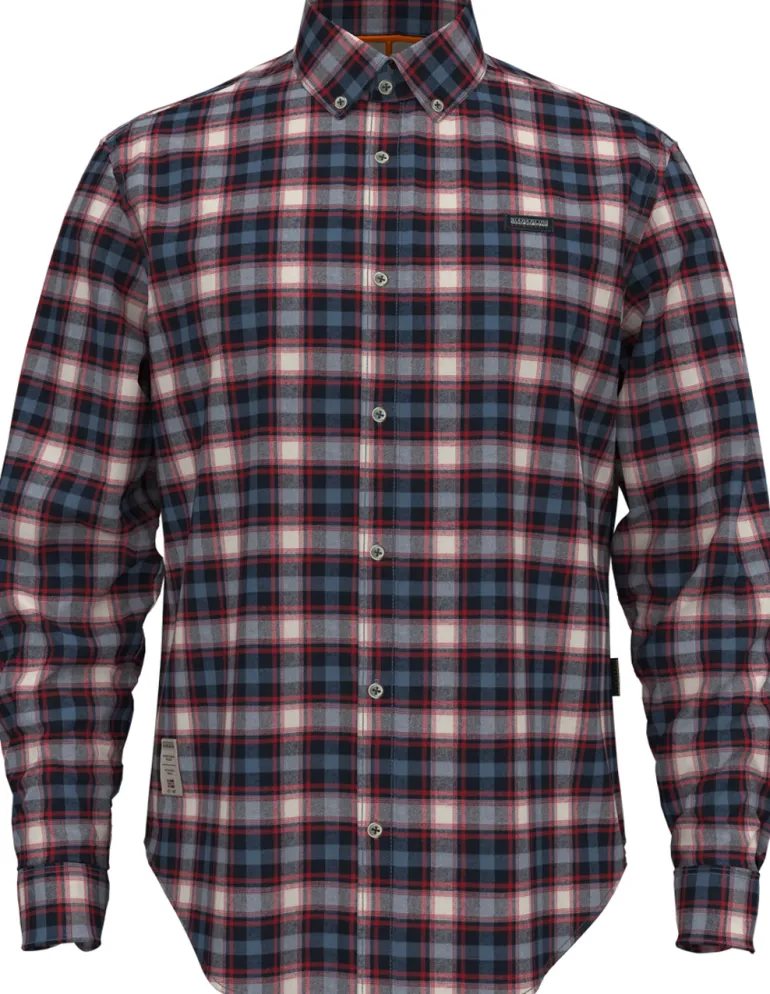 CAMICIA DA UOMO NAPAPIJRI G-TREKKING 2 CHEC NP0A4I2N CBE