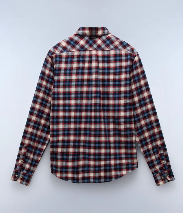 CAMICIA DA UOMO NAPAPIJRI G-TREKKING 2 CHEC NP0A4I2N CBE