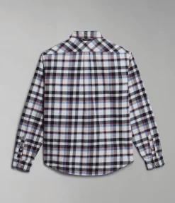 CAMICIA DA UOMO NAPAPIJRI G-TREKKING 1 BIG CHECK NP0A4HF7 CAL