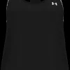 CANOTTA DA DONNA UNDER ARMOUR KNOCKOUT BLACK 1351596 0001