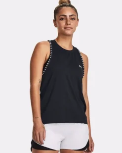 CANOTTA DA DONNA UNDER ARMOUR KNOCKOUT NOVELTY BLACK 1379434 001