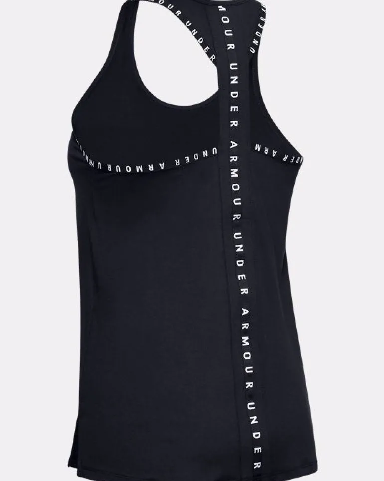 CANOTTA DA DONNA UNDER ARMOUR KNOCKOUT BLACK 1351596 0001