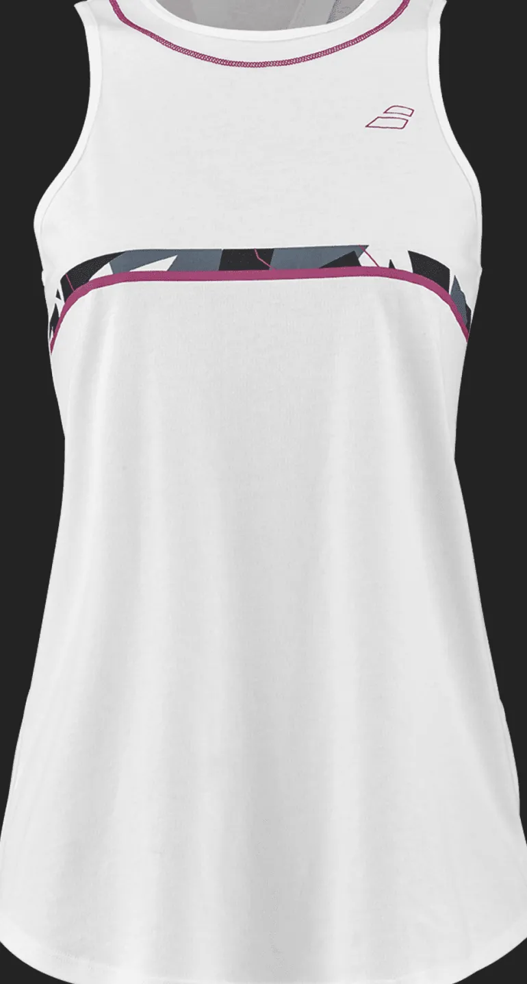 CANOTTA DA TENNIS DA DONNA BABOLAT AERO COTTON 4WS23072Y 1000