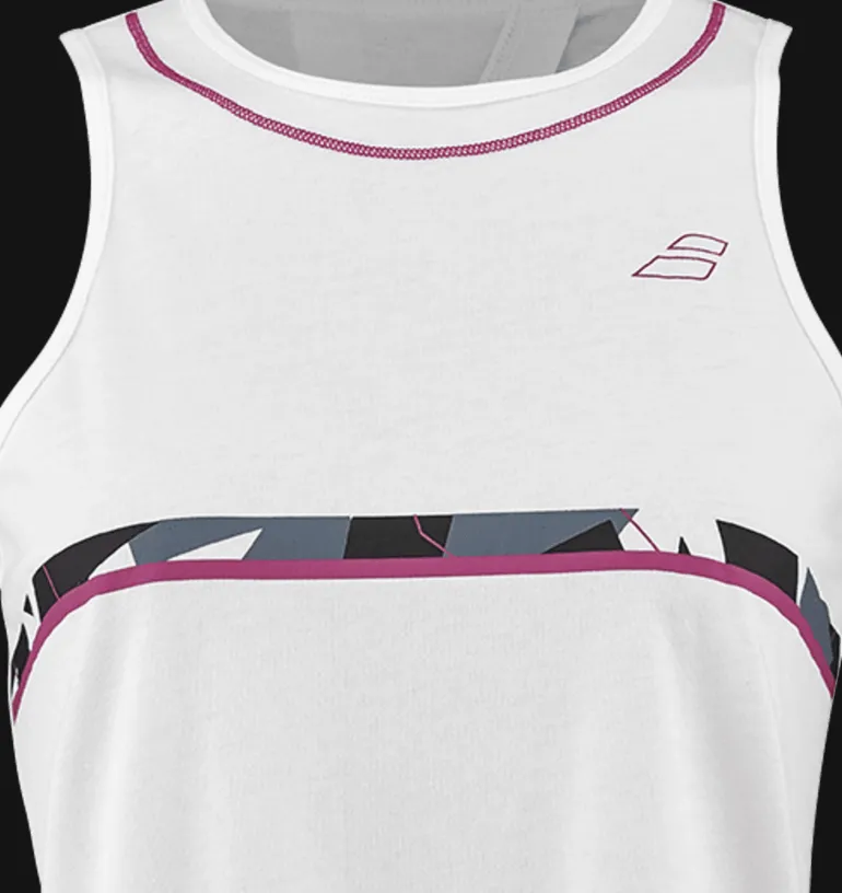 CANOTTA DA TENNIS DA DONNA BABOLAT AERO COTTON 4WS23072Y 1000