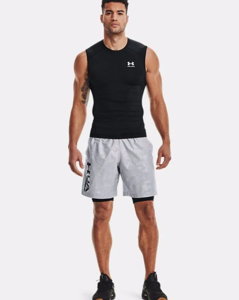 CANOTTA DA UOMO UNDER ARMOUR HG ARMOUR COMP SL BLACK 1361522 001