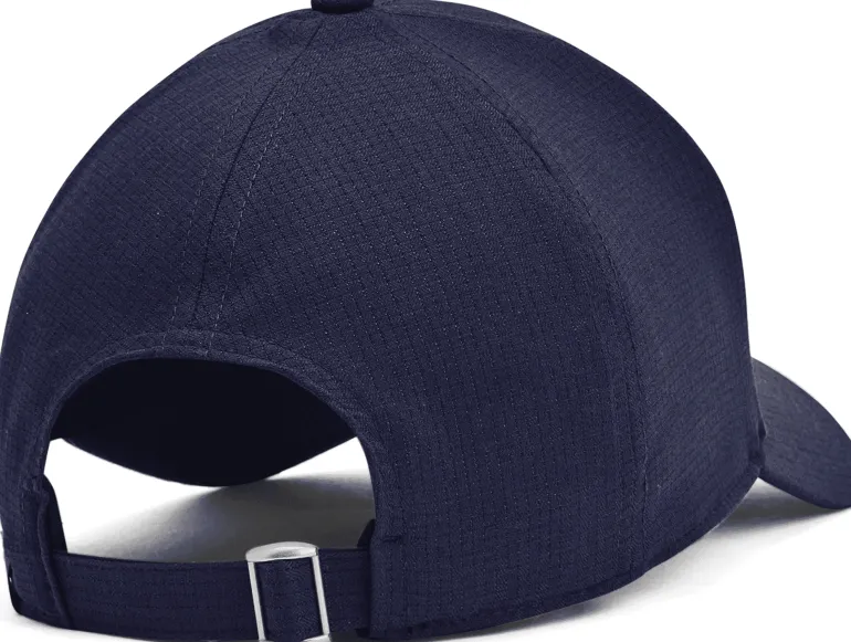 CAPPELLO DA UOMO UNDER ARMOUR M ISO-CHILL ARMOURVENT ADJ MIDNIGHT NAVY 1383440 410