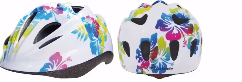 CASCO DA BIKE FLOWERS taglia XS