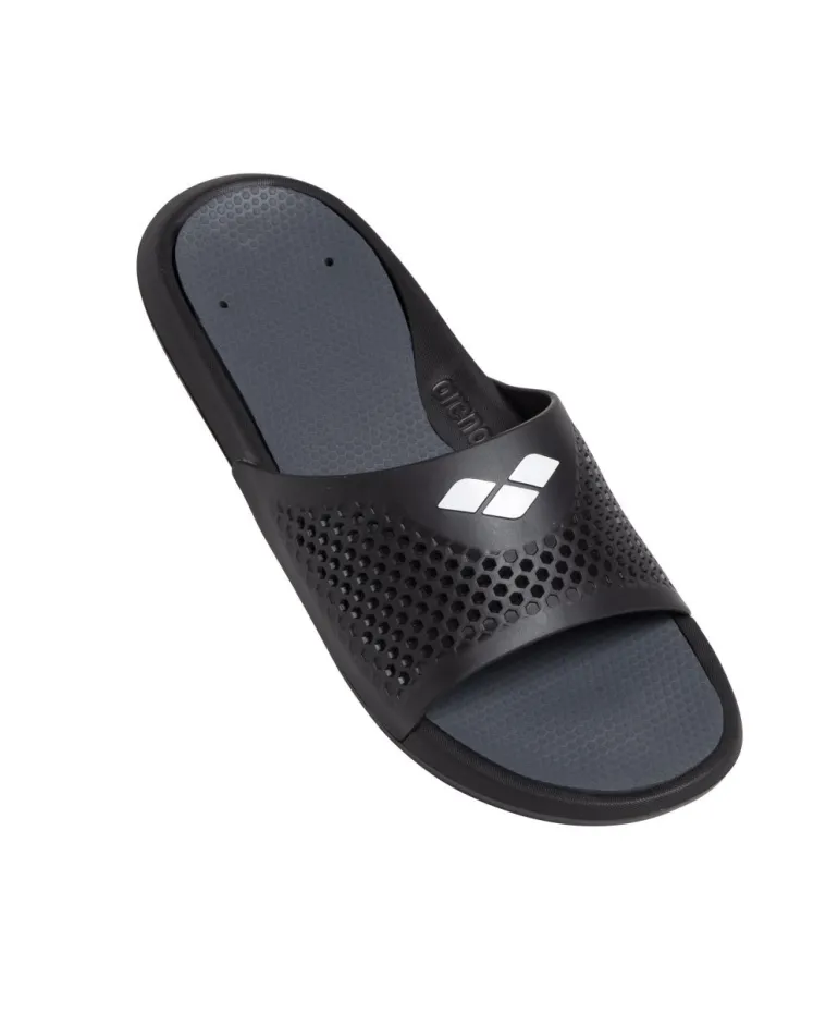 CIABATTE DA NUOTO DA UOMO ARENA BRUNO BLACK-GREY-BLACK 004372 100