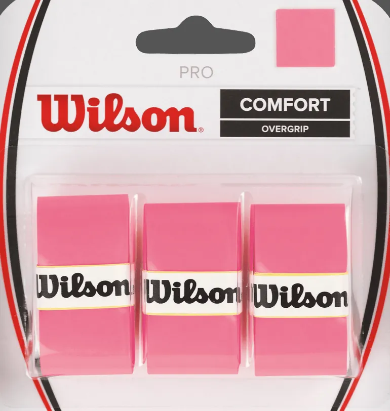 CONFEZIONE DA 3 OVERGRIP WILSON PRO ROSA WRZ4014