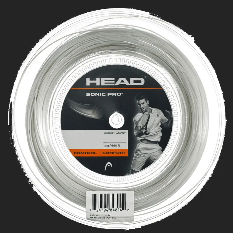 CORDA HEAD SONIC PRO 200M 1.25MM BIANCO