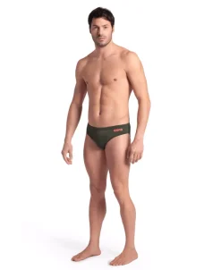 COSTUME A SLIP DA UOMO ARENA MEN'S TEAM SWIM BRIEFS SOLID WATER-NAVY 850