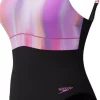 COSTUME DA NUOTO DA DONNA SPEEDO SHAPING CONTOURECLIPSE PRINTED SWIMSUIT 8-003068 15357