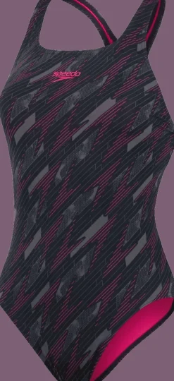COSTUME DA NUOTO DA DONNA SPEEDO W HYPERBOOM ALLOVER MEDALIST 8-121991 6765