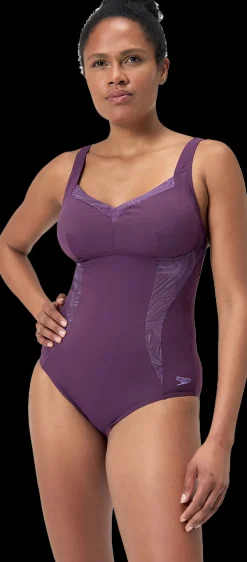 COSTUME DA NUOTO DA DONNA SPEEDO WOMENS SHAPING PRINTED LUNAELUSTRE 1 PIECE 8-0034031 7548