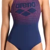 COSTUME DA NUOTO DA DONNA ARENA FOGGY DOTS SWIMSUIT SWIP 007986 760
