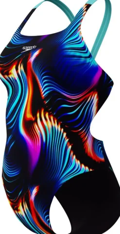 COSTUME DA NUOTO DA DONNA SPEEDO ALLOVER PRINTED LEADERBACK 8-003173 18169