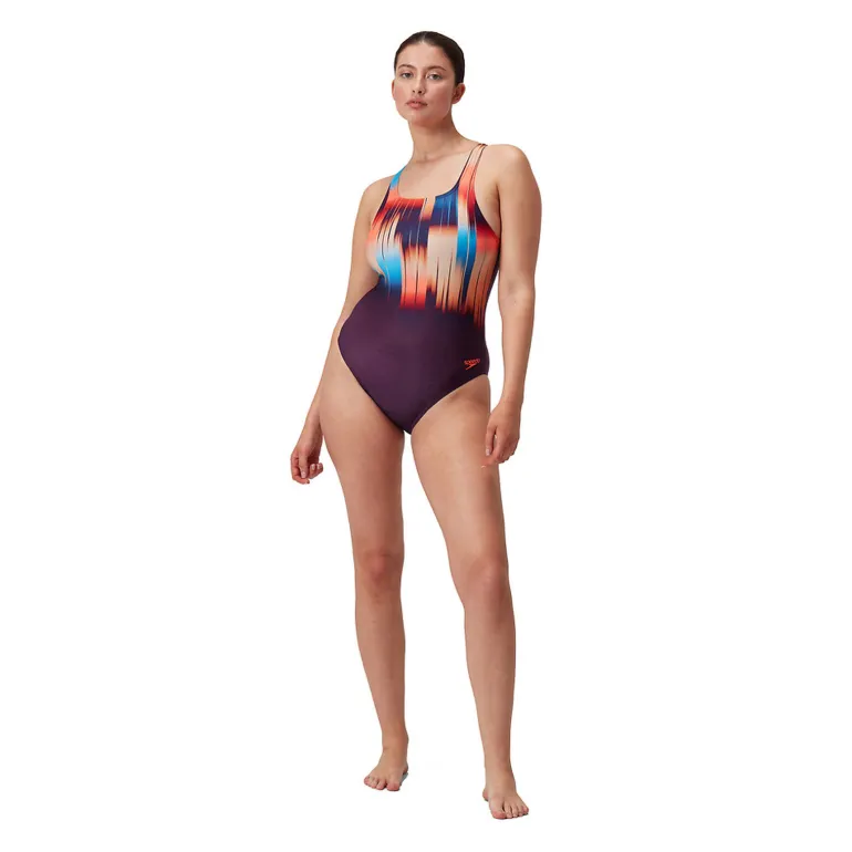 COSTUME DA NUOTO DA DONNA SPEEDO WOMENS DIGITAL PRINTED MEDALIST 8-0030551 7544
