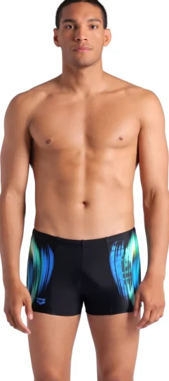 COSTUME DA NUOTO DA UOMO ARENA BREATH SWISHORT BLACK-MULT 008333 500