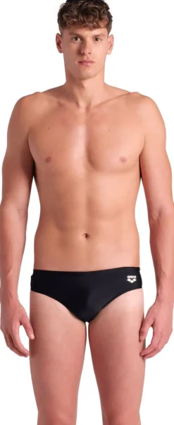 COSTUME DA NUOTO DA UOMO ARENA  WAKE SWIBRIEFS BLACK-WHITE 008068 501