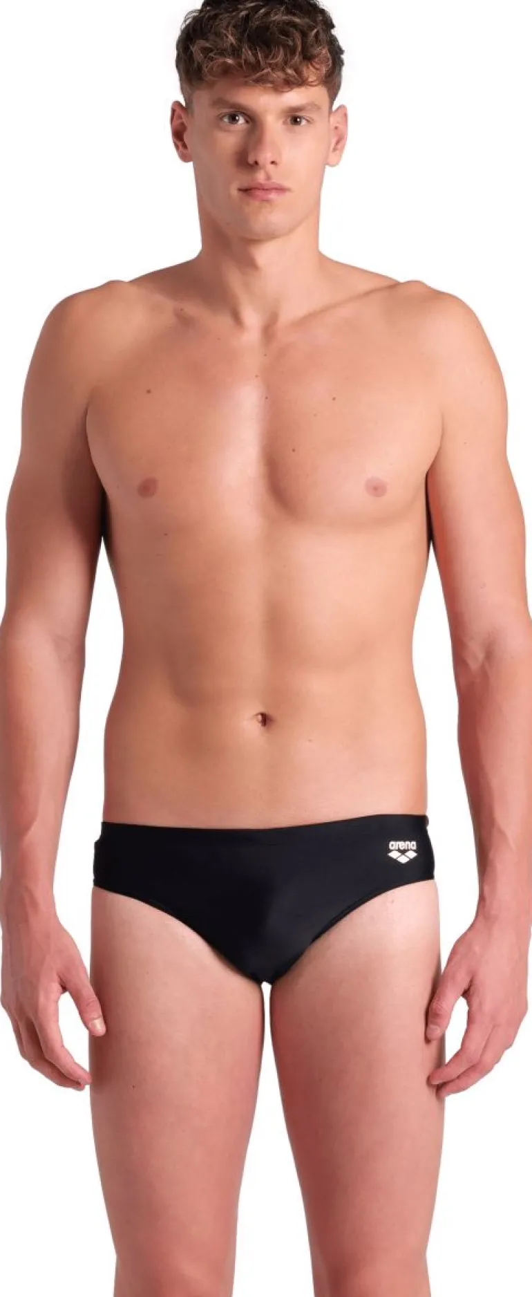 COSTUME DA NUOTO DA UOMO ARENA WAKE SWIBRIEFS BLACK-WHITE 008068 501