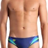 COSTUME DA NUOTO DA UOMO ARENA  BREATH SWIBRIEFS NAVY-MULT 008345 700