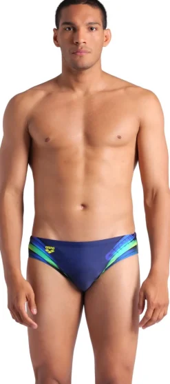 COSTUME DA NUOTO DA UOMO ARENA Â BREATH SWIBRIEFS NAVY-MULT 008345 700