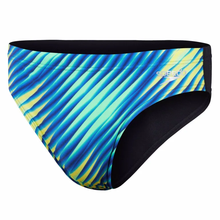 COSTUME DA NUOTO DA UOMO SPEEDO M ALLOVER DIGITAL 7CM BRIEF 8-0038251 6761