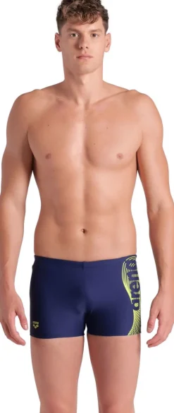 COSTUME DA NUOTO DA UOMO ARENA WAKE SWISHORT NAVY-SOFT GR 008069 703