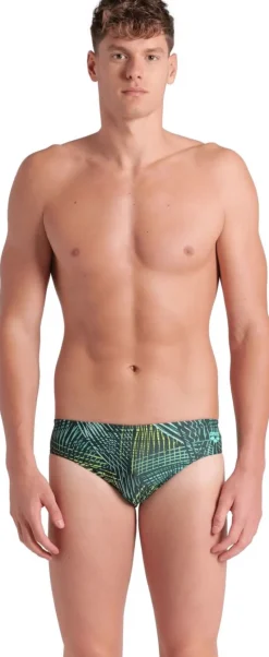 COSTUME DA NUOTO DA UOMO ARENA Â ENERGY SWIBRIEFS GREEN MUL 007926 610