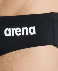 COSTUME DA NUOTO DA UOMO ARENA TEASWIBRIEFS SOLID BLACK-WHITE 004773 550