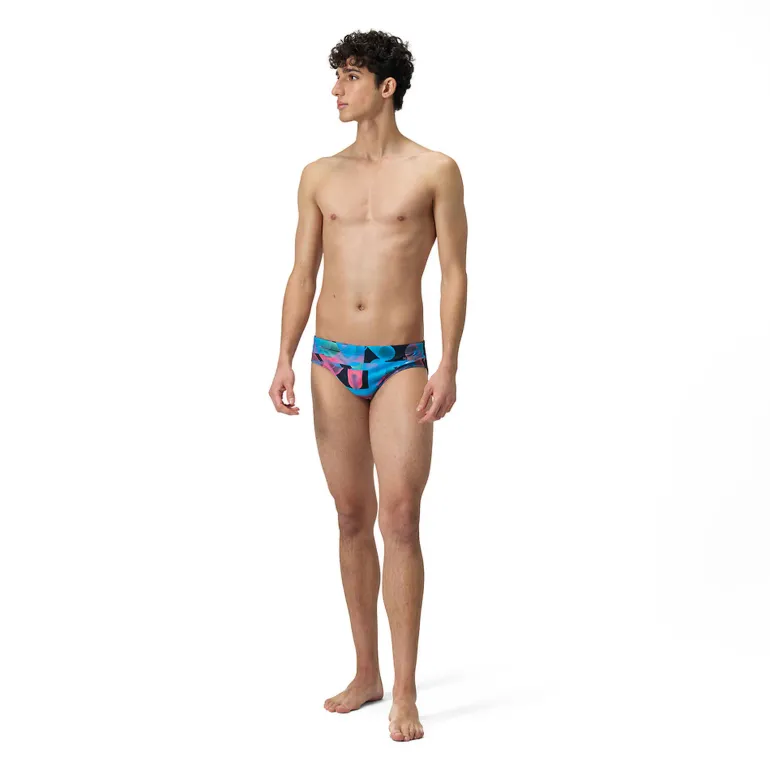 COSTUME DA NUOTO DA UOMO SPEEDO MENS ALLOVER DIGITAL 7CM BRIEF 8-0038251 7314