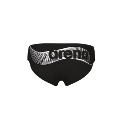 COSTUME DA NUOTO DA UOMO ARENA WAKE SWIBRIEFS BLACK-WHITE 008068 501