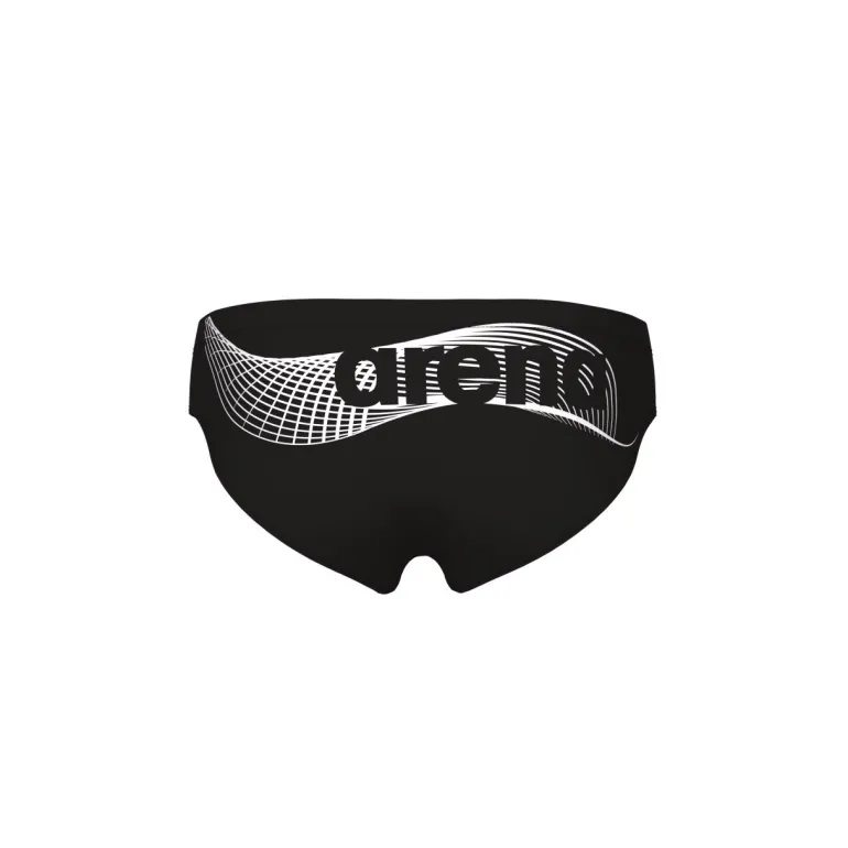 COSTUME DA NUOTO DA UOMO ARENA WAKE SWIBRIEFS BLACK-WHITE 008068 501