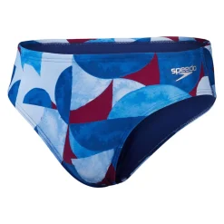 COSTUME DA NUOTO DA UOMO SPEEDO MENS 8CM ALLOVER DIGITAL BRIEF 8-124411 7331