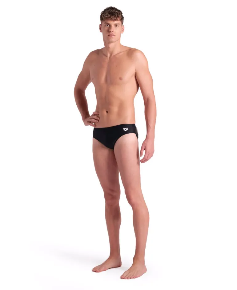 COSTUME DA NUOTO DA UOMO ARENA WAKE SWIBRIEFS BLACK-WHITE 008068 501