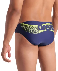 COSTUME DA NUOTO DA UOMO ARENA  WAKE SWIBRIEFS NAVY-SOFT G 008068 703