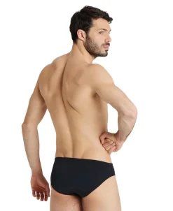 COSTUME DA NUOTO DA UOMO ARENA TEASWIBRIEFS SOLID BLACK-WHITE 004773 550