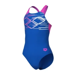 COSTUME DA NUOTO JUNIOR ARENA  PASTIME SWIMSUIT V BACK BLU 008308 809