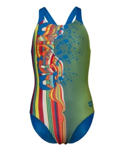 COSTUME DA NUOTO JUNIOR ARENA  PALETTE SWIMSUIT SWIPRO B 007918 608