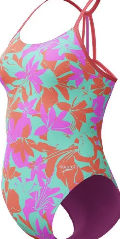 COSTUME DA NUOTO JUNIOR SPEEDO ALLOVER LANE LINE BACK 8-003500 18093